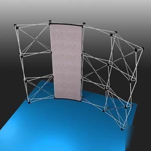 Abex exposure 300 pop up trade show display & 4300 case