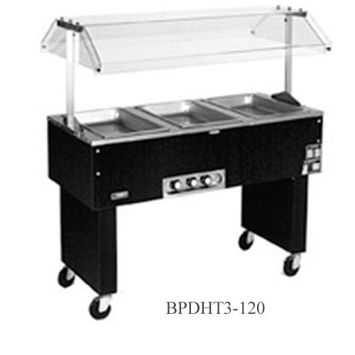 Eagle BPDHT3-120 hot food table, 3 wells, 48