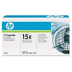 Hp 15X black print cartridge for laserjet 1200