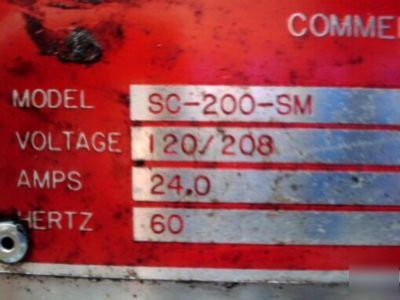 Southern pride sc-200-sm smoker date 9-91
