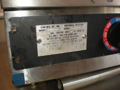Star electric griddle 536TGA used no resereve 