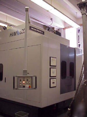 #hvm 600A ingersoll 4-axis horiz cnc machining center 