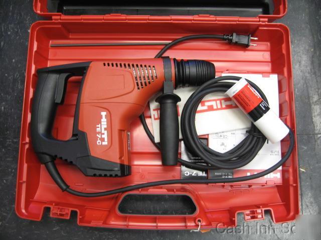 New * * hilti te 7-c rotary hammer drill #005492-zs