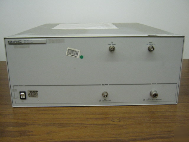 Hp agilent 89431A/AY4 rf section