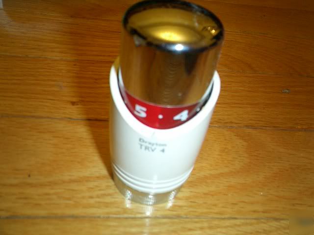 B&q drayton trv thermostatic radiator valve head chrome