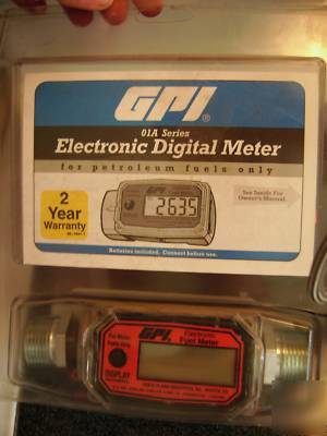 Gpi electronic digital meter petroleum fuels O1A series