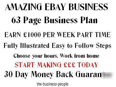 Earn Â£1000 p/w from ebay website. genuine business