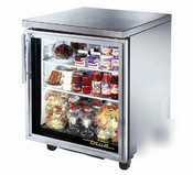 True tuc-27G| glass refrigerator undercounter|