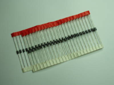 1N4001 silicon rectifier diode 50V 1A - 50 pcs