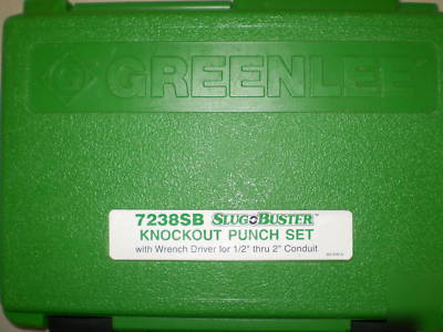 Greenlee knockout set #7238SB ~ slightly used 