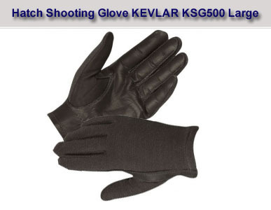 Hatch shooting gloves kevlar KSG500 black xl