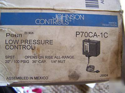 Johnson control high pressure control single pole P70CA