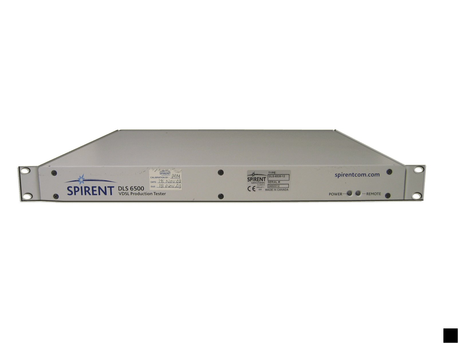 Spirent vdsl production DLS6500 tester