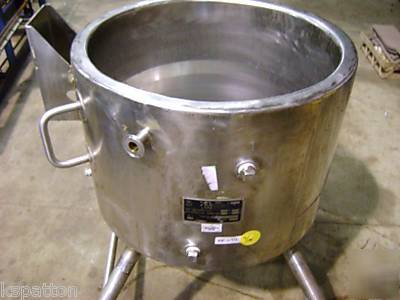 40 gallon cherry burrell ss jacketed pastuerizer tank