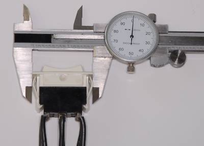 Carling dpdt switch - 20 amp - 277 vac - (on off on)