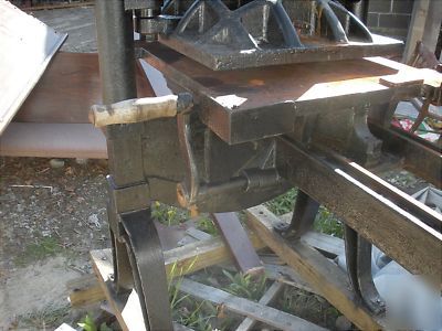 Iron hand press ostrander seymour letterpress 20X26 