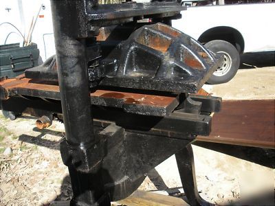 Iron hand press ostrander seymour letterpress 20X26 