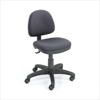 Safco products multi-use mid back chair fabric: blue