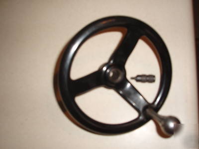  bridgeport fine feed handweel and knob