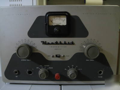 Heathkit dx-35 radio cw transmitter with manual