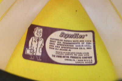 Lot 3 hard hats bf mcdonald jackson aluminum superglas