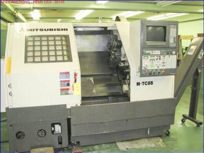 Mitsubishi m-TC8B diaturn cnc slant bed turning center