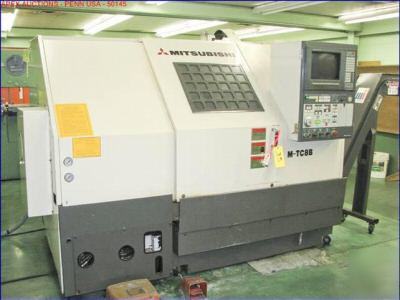 Mitsubishi m-TC8B diaturn cnc slant bed turning center