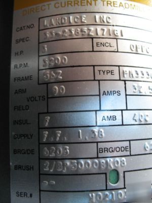 3HP landice 8700 sprint treadmill motor drive