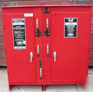 Hubbell 60HP peerless pump controller & transfer switch