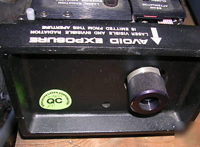 Lexel 95-2 argon ion laser & power supply, 1900 hours 