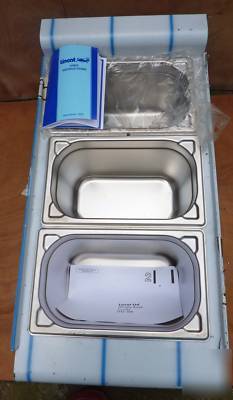 Pristine good quality lincat three-pan dry bain marie