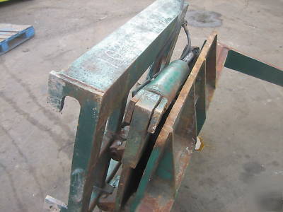 Rotating fork attachment for front end loader 5' long