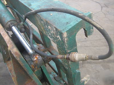 Rotating fork attachment for front end loader 5' long