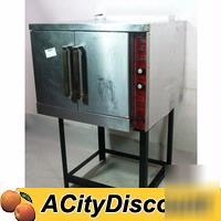 Used vulcan kitchen gas convection oven w/ legs