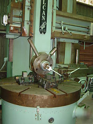 Vulcan vertical turret lathe 62