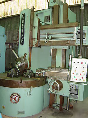 Vulcan vertical turret lathe 62