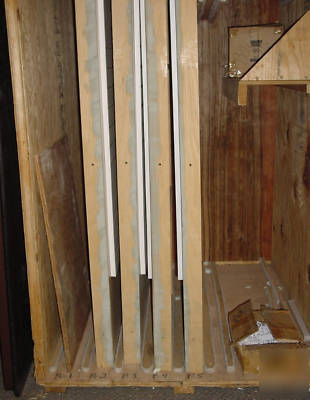 20 x 10 hard wood trade show booth or retail display