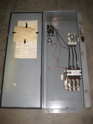 Cutler hammer size 4 combination starter breaker 150 a