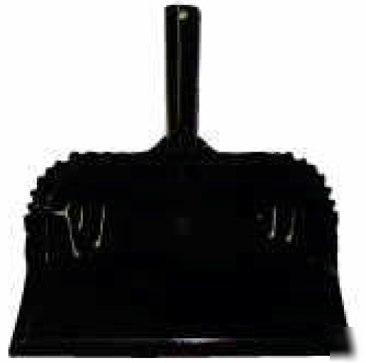 New wholesale lot 12 inch black metal dust pans heavy