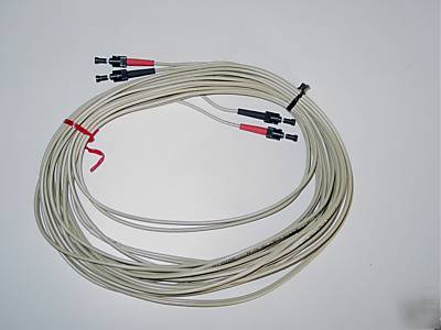 St multimode fiber optic patchcord duplex, 35 ft 