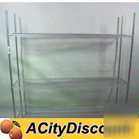 Used eagle 72X18 restaurant dry storage utility rack