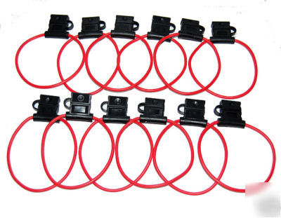 12 lot ato/atc wedge fuse holder 12AWG 12 gauge, auto 