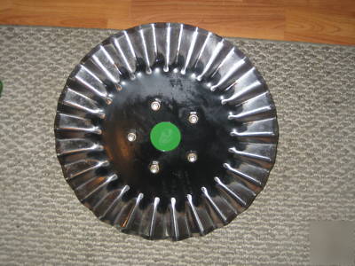 24 john deere fluted coulter row openers barely used 