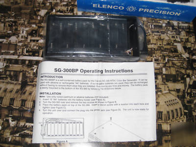 Elenco portable ntsc if rf iwq color tv generator SG300