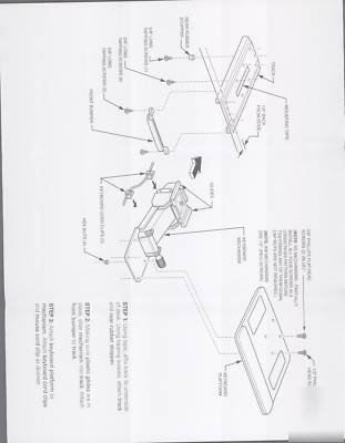 Humanscale keyboard tray system model 500