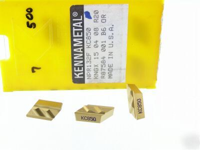 New 20 kennametal npr 132 f KC850 carbide inserts P123S