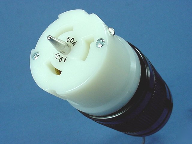 New leviton california locking connector plug 50A 125V