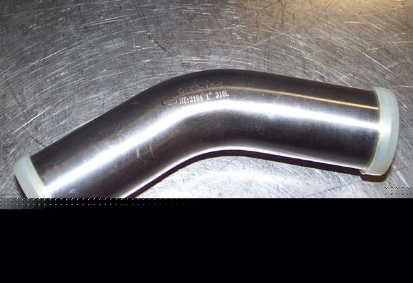 Bowgene/genstreme sanitary 45Â°tri-weld elbow 1