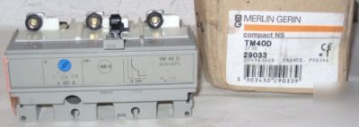 Merlin gerin TM40D 3P3D 29033 compact ns thermal trip
