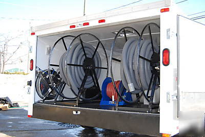 Pressure washer trailer, water recovery, recycling